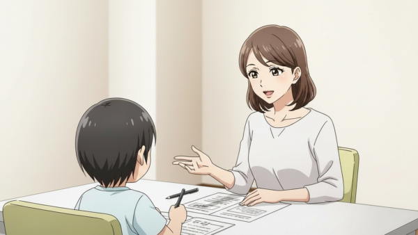 『12月プレスタかがわの一日・‌大学生スタッフに、ST相談室を経験してもらいました』