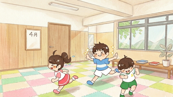 『3月プレスタかがわの一日・‌プレスタでよくやっている遊び〜 鬼ごっこ・ケイドロ・チャンバラ 〜』